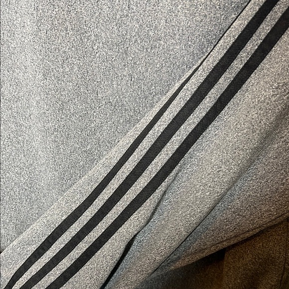 Adidas Gray Lightweight Jacket with Signature Stripes - Picture 6 of 6
